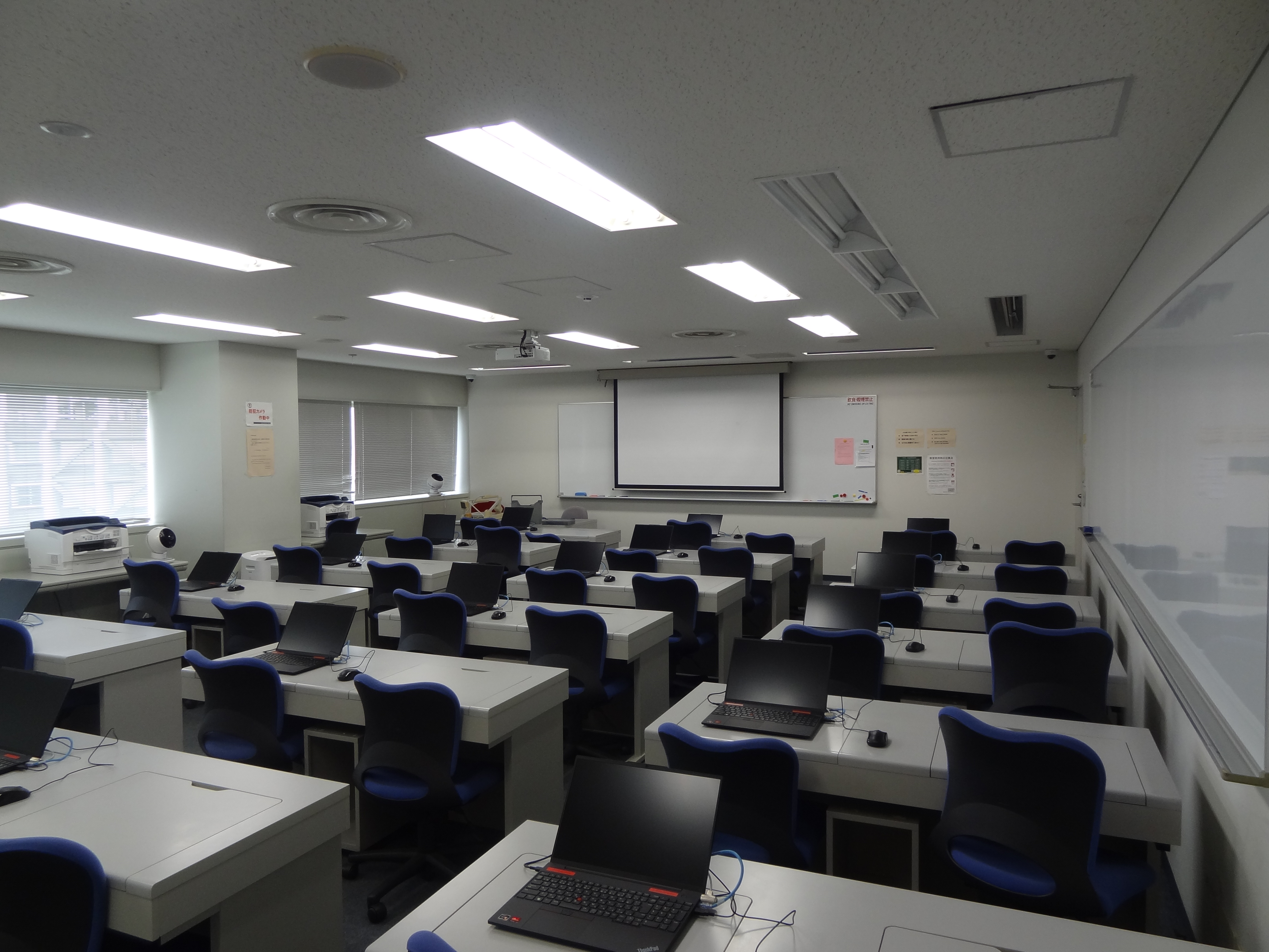 Classroom equipment environment Building 19, 7F - Waseda IT